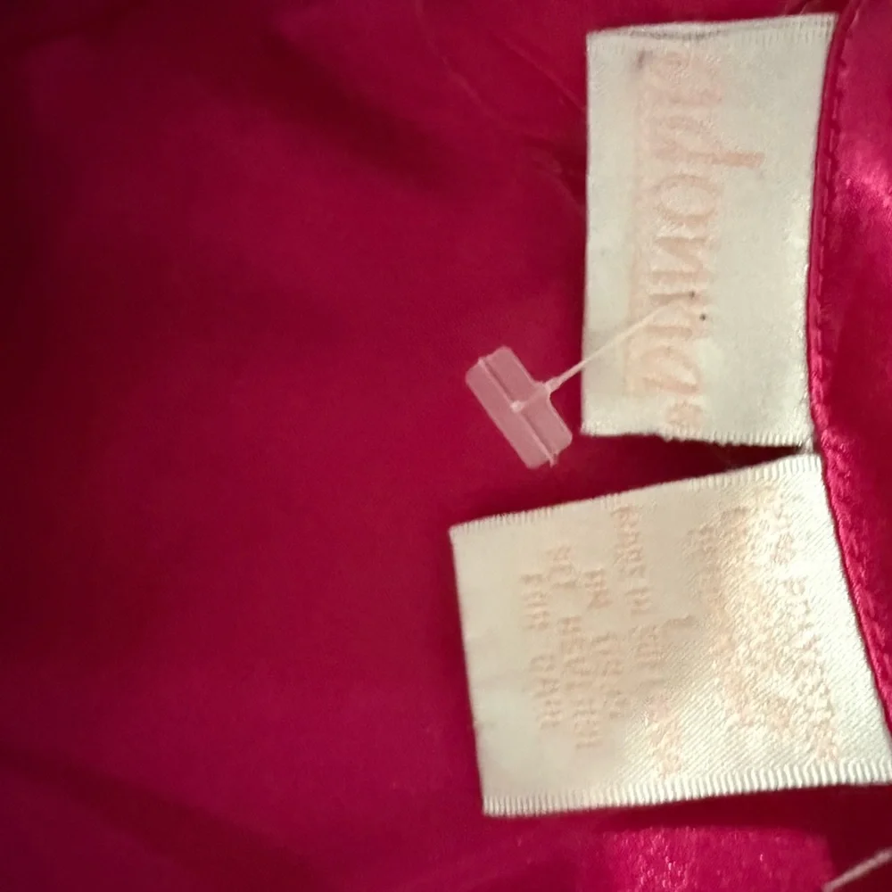 Vintage Satin Slip‎ Nightgown Lot Val Mode Floral Pink Lace Lingerie Y2K